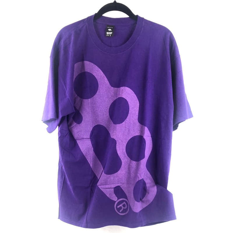 10 Deep Chest Logo Purple Size L S/s Shirt