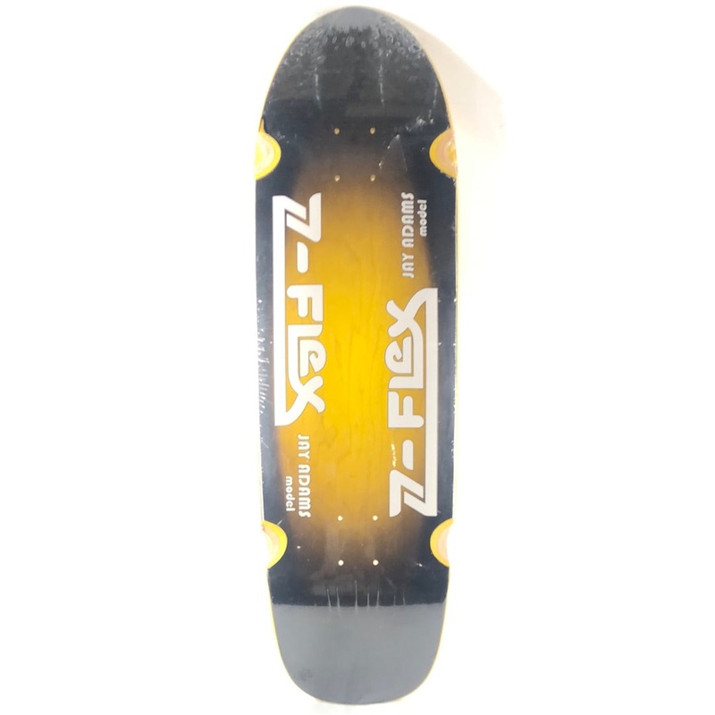 Z-Flex Jay Adams Model Black/Yellow/White 9.5 Skateboard Deck