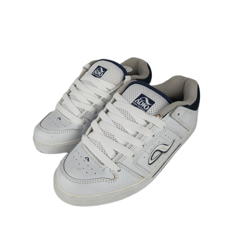 Adio Kenny Anderson Kenny V2 White Navy Gum US Mens Size 9 Vintage Sample Shoes