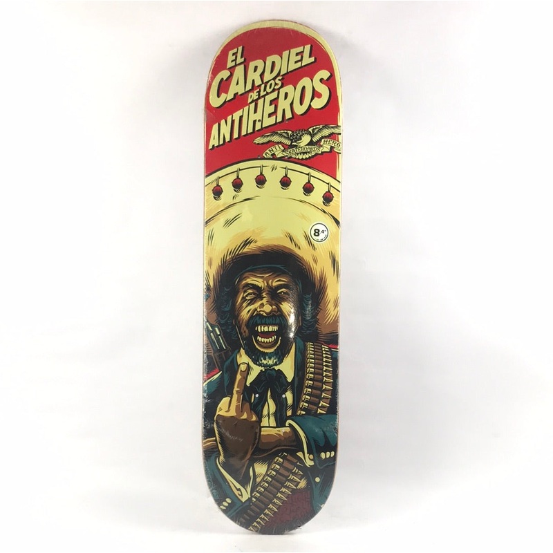 Anti-Hero John Cardiel El Cardiel Multi 8.4” Skateboard Deck