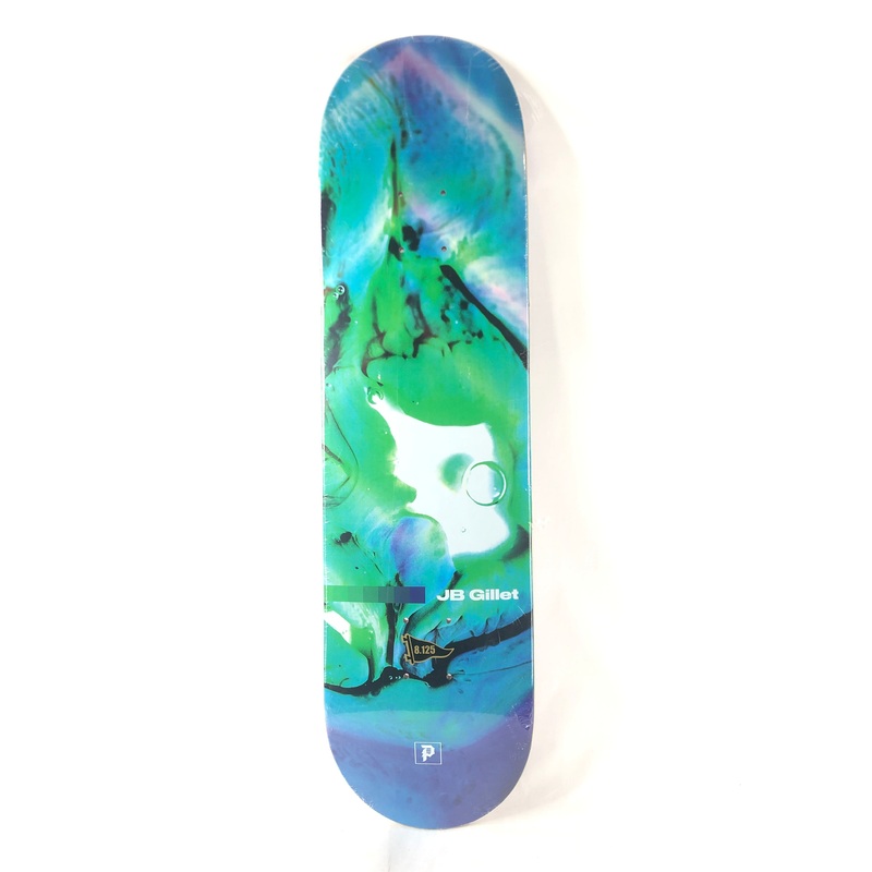 Primitive JB Gillet Oil Drop Green Blue White Size 8.125 Skateboard Deck