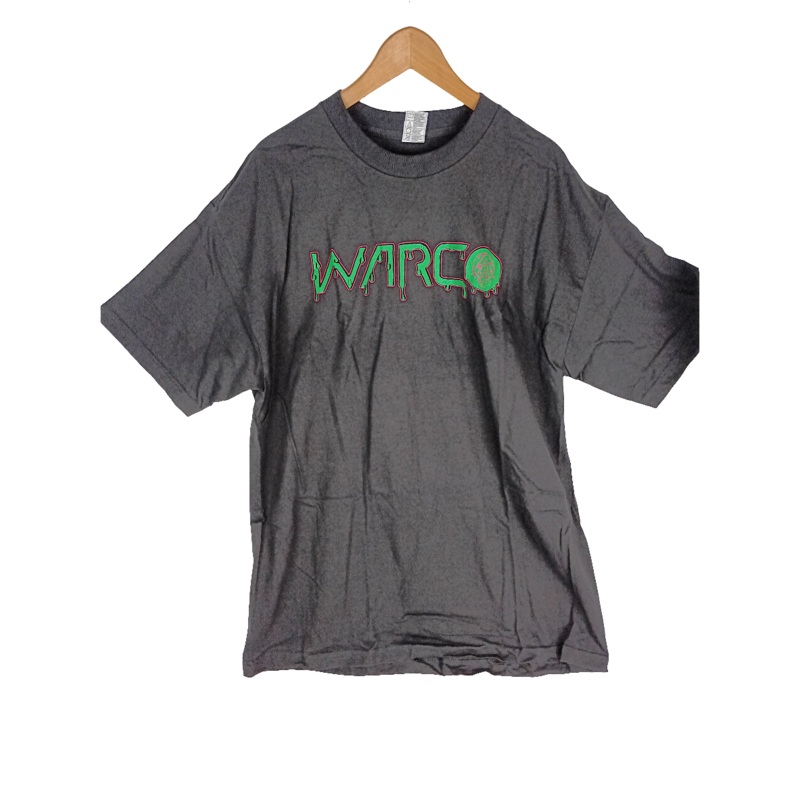 Warco Black Pink Green Melting Letters Size XL S/s Shirt